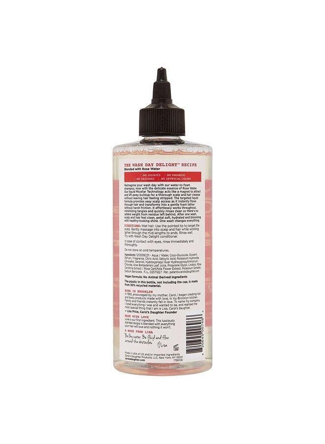 Carol's Daughter Wash Day Delight Water-to-Foam Sulfate Free Vegan Shampoo with Rose Water and Micellar Technology, Paraben Free, Silicone Free, Best for Kinky, Curly Hair, 16.9 fluid ounces  - Image 5