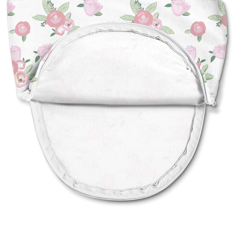 SwaddleMe Luxe Easy Change Swaddle â€“ Size Small/Medium, 0-3 Months, 2-Pack (Water Color Floral) - Image 5
