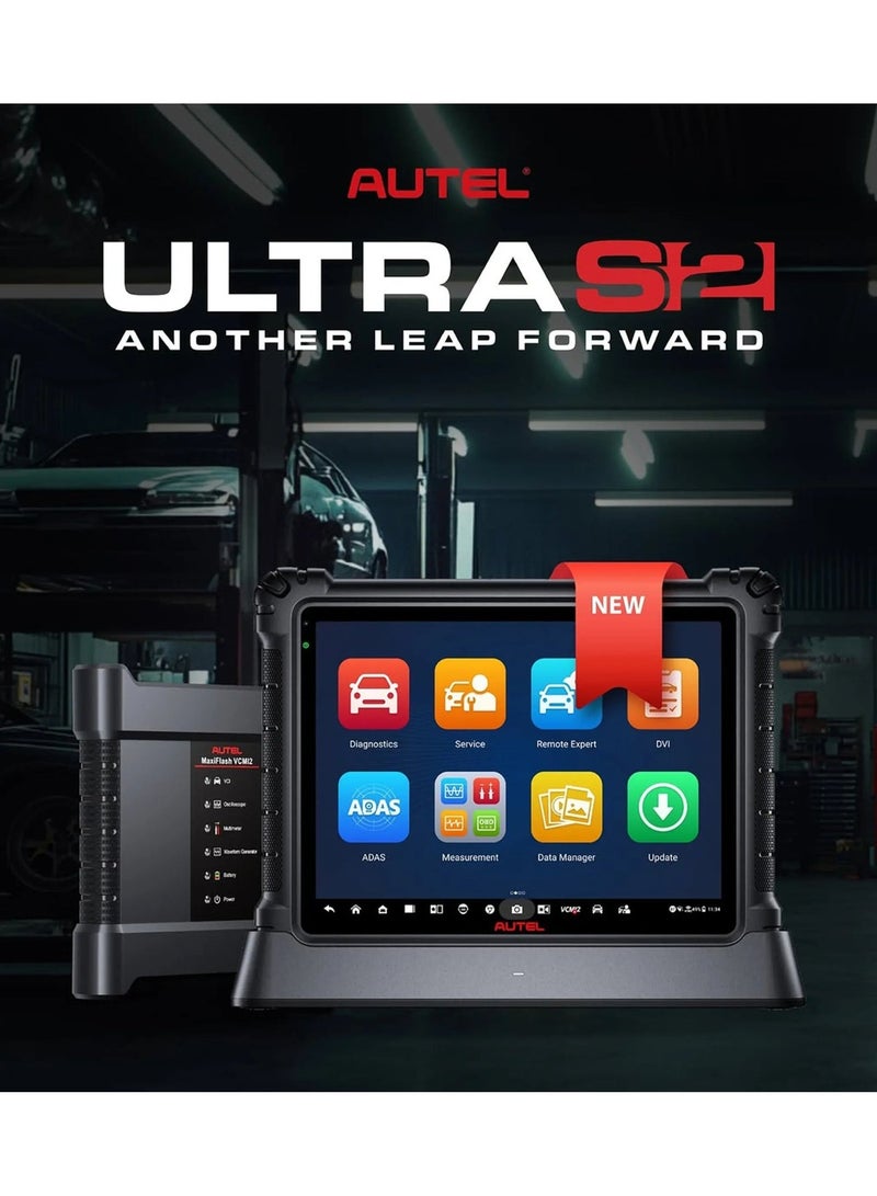 أوتل Autel MaxiSYS Ultra S2 OBD2 Scanner, 2025 New Diagnostic with AI, Upgraded MS Ultra, 6-in-1 VCMI2, Topology 3.0, EV Tests, WiFi 6, 48+ Services, Motor Truspeed Repair, Multi-Point DVI, ECU Programming - Image 2
