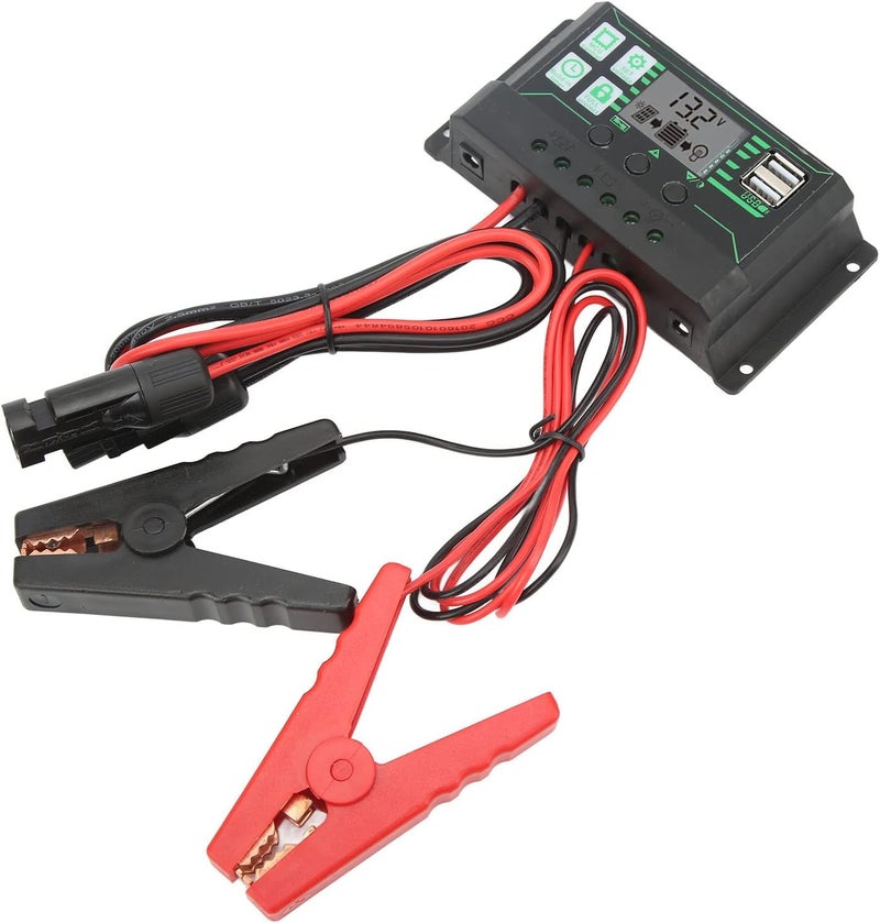 12V 24V وحدة تحكم شحن شمسية، MPPT 30A، 360W، معاملات قابلة للتعديل، شاشة عرض LCD - كفاءة عالية في استخدام الطاقة، ميزات حماية متعددة، مثالية لأنظمة الطاقة الشمسية الخارجية - Image 5