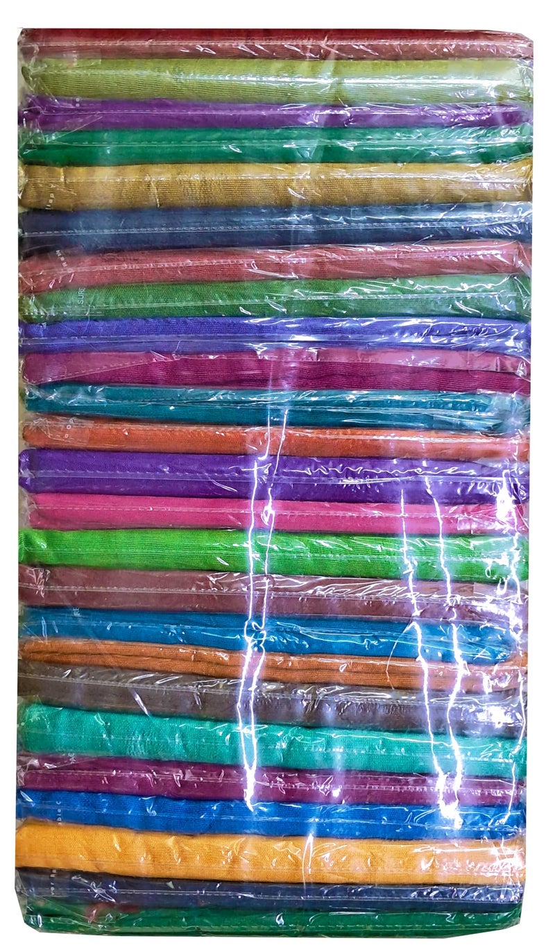 Zuvim Pattu Silk Blouse Piece Material for Women Unstitched 1 meter each Navratri, Durga Puja, Oti Bharan, Ugadi, Vastradanam Unstitched Multicolor Silk Blouse Piece Material for gift (25) - Image 5