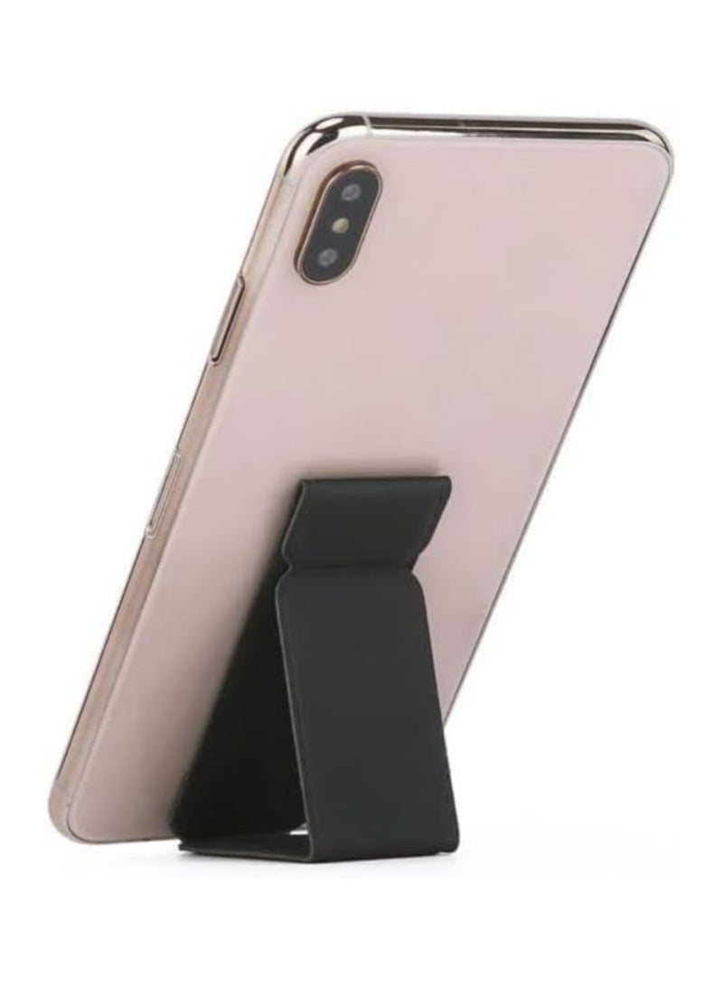 DUSALA Magnetic Mobile Phone Holder Lazy Multi-functional Vertical And Horizontal Stand Foldable Back Stick Mobile Phone Stand | BLACK - Image 2