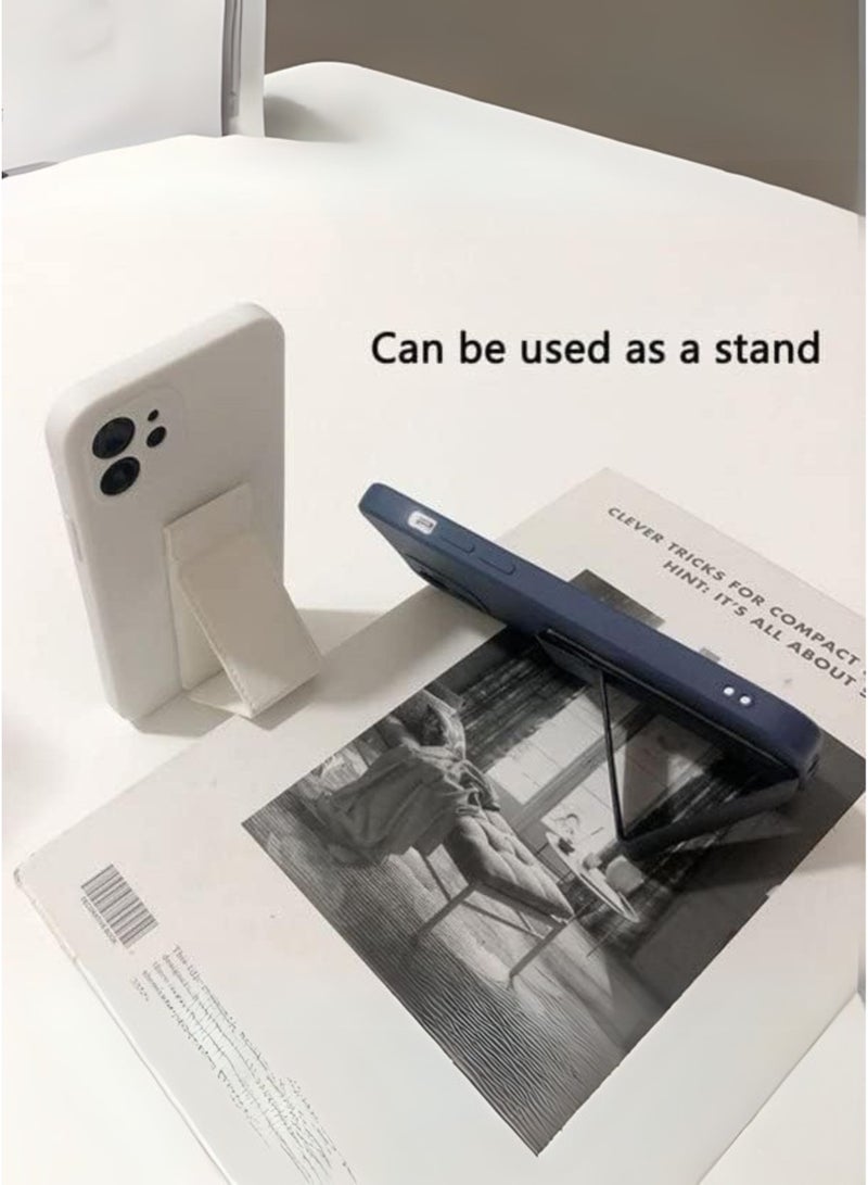 DUSALA Magnetic Mobile Phone Holder Lazy Multi-functional Vertical And Horizontal Stand Foldable Back Stick Mobile Phone Stand | BLACK - Image 4