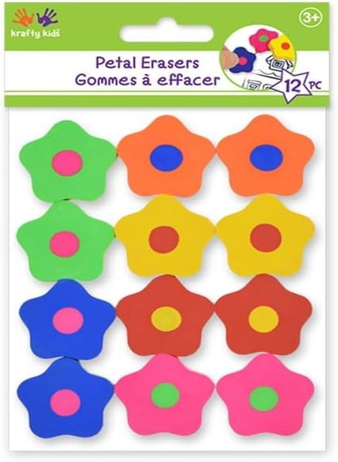 AoneFun Cute Erasers for Girls - 12 Pack Flower Erasers Spring Erasers Valentines Erasers for Kids 1 inch - Image 4