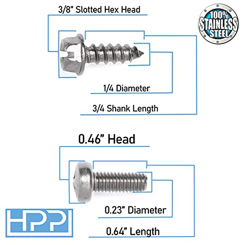 HPP Stainless Steel License Plate Screws Compatible with Hyundai and KIA Models - Image 4