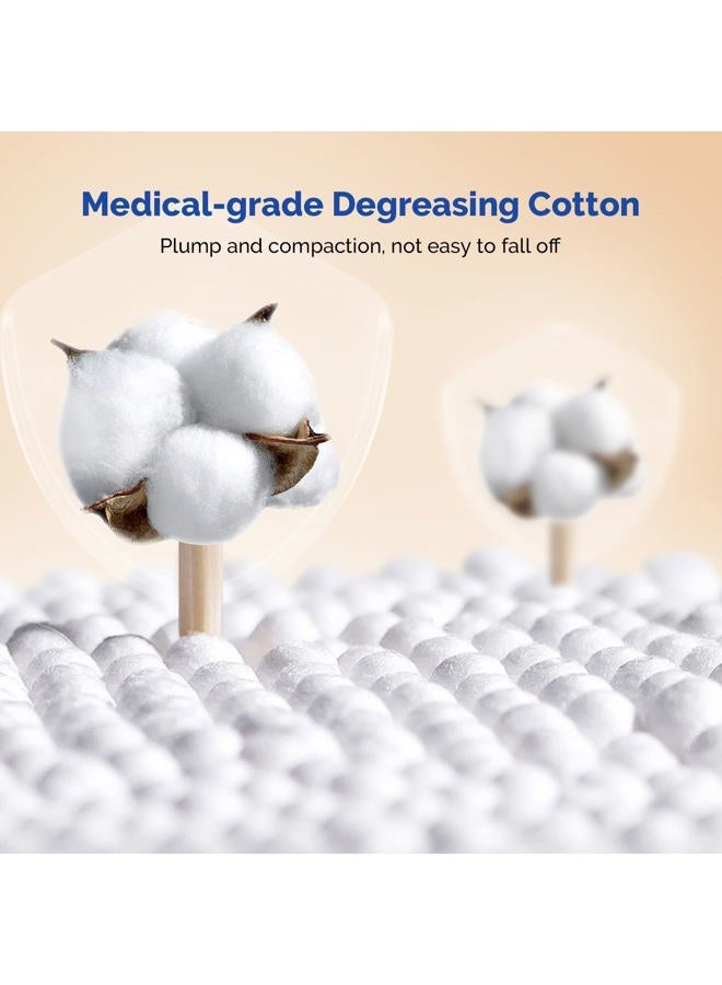 JMU Sterile Cotton Tipped Applicators 3", 200 Count Sterile Cotton Swabs, Wood Shaft Medical Swabs - Image 4