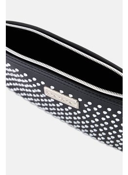 bebe Women Brand Logo Make Up Bag, Black  - Image 3