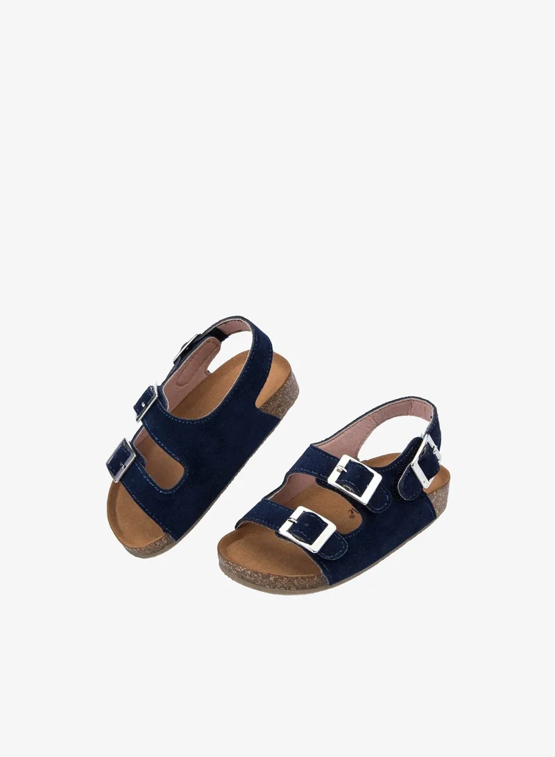 Mark & Mia Mark & Mia Hook & Loop Velcro Closure Sandals - Midnight Blue