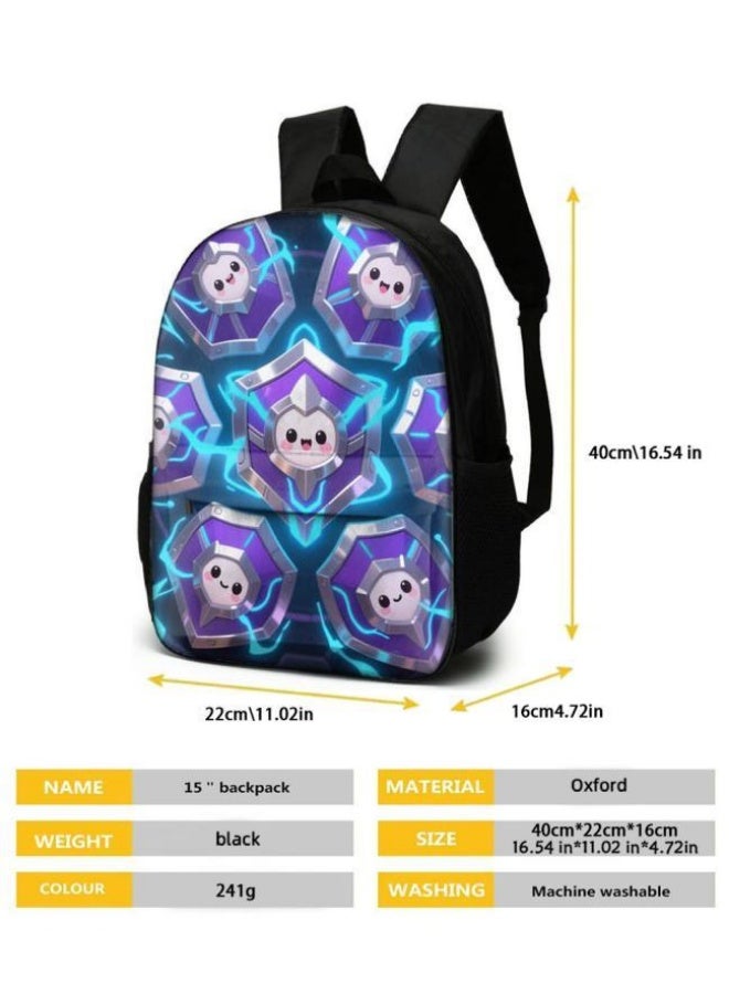 Bright Li Fire Fashion is unlimited! Cartoon bag three-piece set, suitable for a variety of scenes for students and teenagers (available for students, children, friends on outings, mountain climbing, school, etc.) - 52 - Image 5