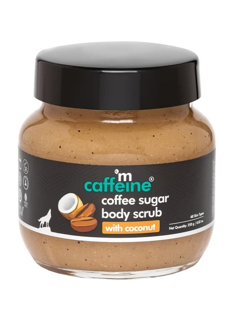 Coffee Sugar Body Scrub with Coconut 250g 