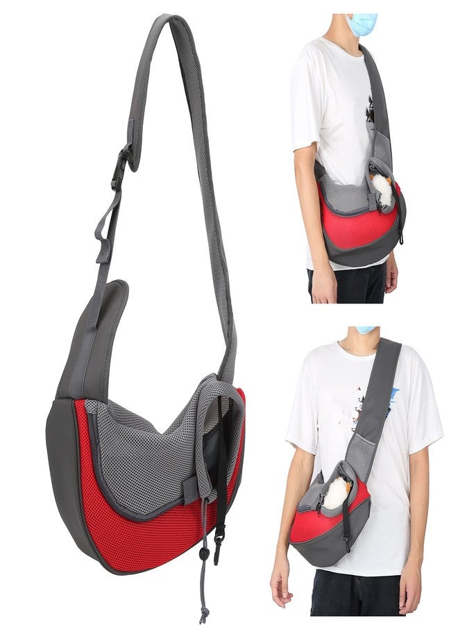 Topyond Pet Dog Sling Carrier Portable Wearresistant Puppy Carrier Bag with Breathable Mesh Pet Carry Bag for Dogs Suitable for Traveling Outdoor Adjustable Strap(Small) - Image 3