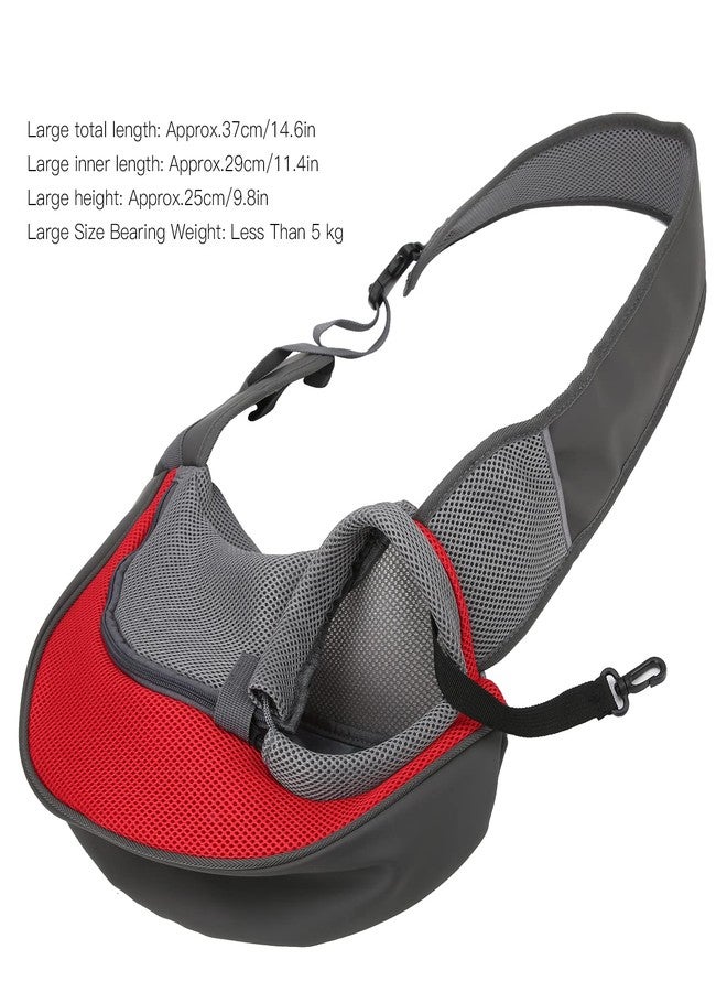 Topyond Pet Dog Sling Carrier Portable Wearresistant Puppy Carrier Bag with Breathable Mesh Pet Carry Bag for Dogs Suitable for Traveling Outdoor Adjustable Strap(Small) - Image 4