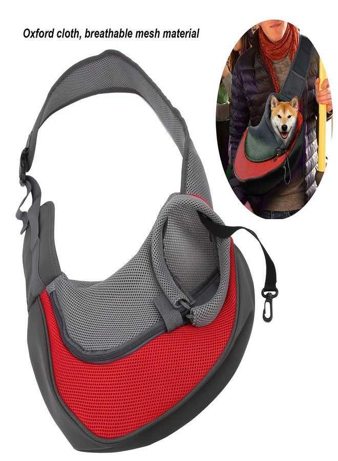 Topyond Pet Dog Sling Carrier Portable Wearresistant Puppy Carrier Bag with Breathable Mesh Pet Carry Bag for Dogs Suitable for Traveling Outdoor Adjustable Strap(Small) - Image 5