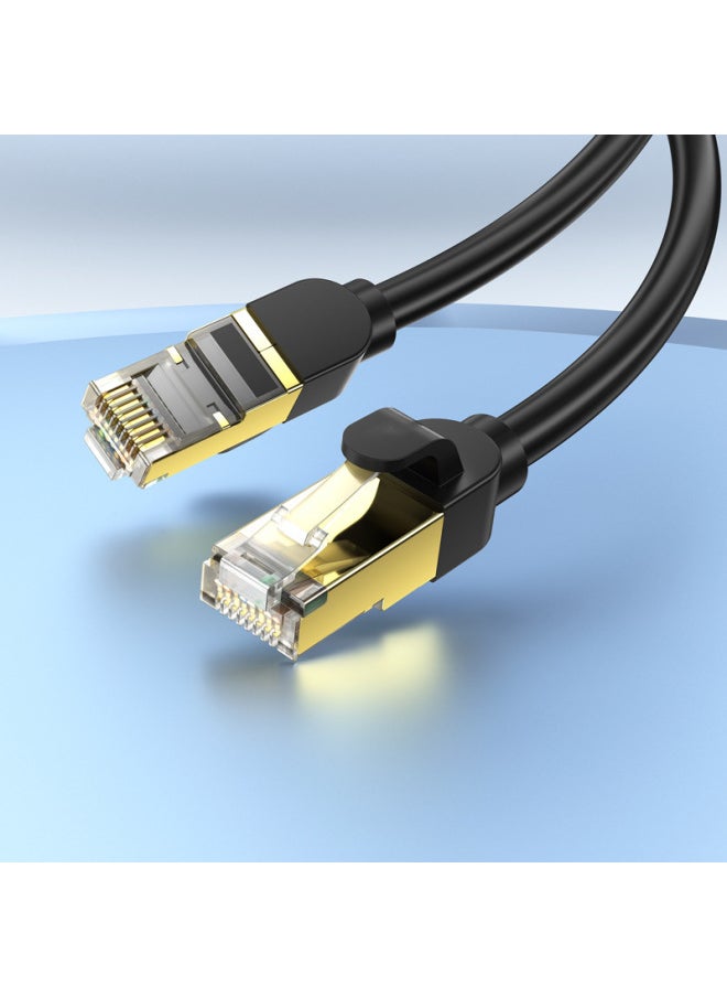 Generic Direct Cat8 Class 8-core 10gbps Shielded Pure Copper Network Cable For Gaming E-sports High-speed Network Jumper-Color:Class 8 Network Megabit Network Cable-Line Length:15 M  - Image 1
