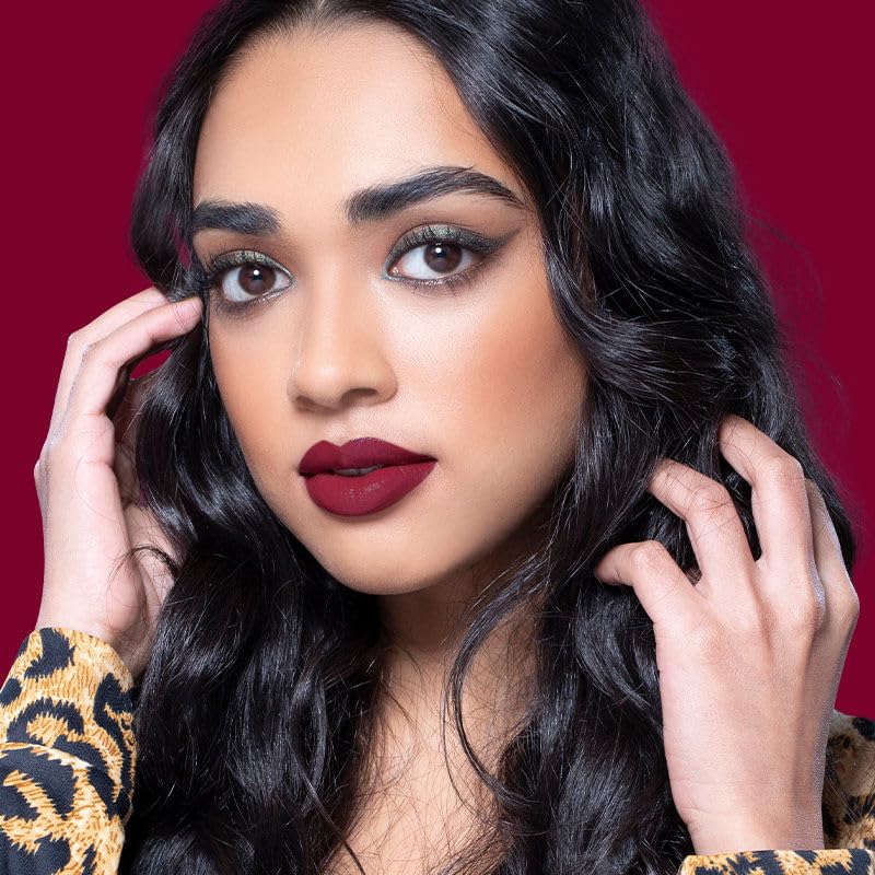 Nykaa All Day Matte Waterproof Transfer Proof Mask Proof 12H Liquid Lipstick Bride Crew - Image 5