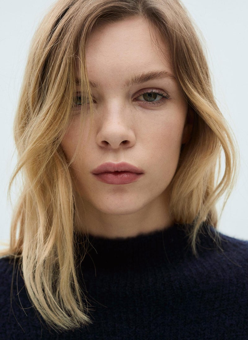MANGO Perkins-Neck Striped Sweater  - Image 3
