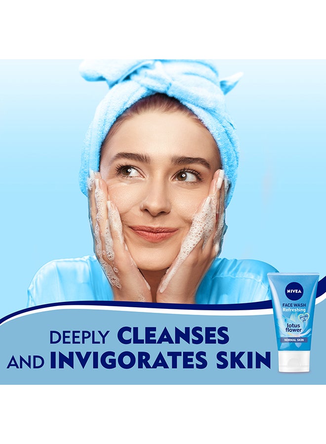 Nivea Refreshing Cleansing Face Wash, Normal Skin - Image 3