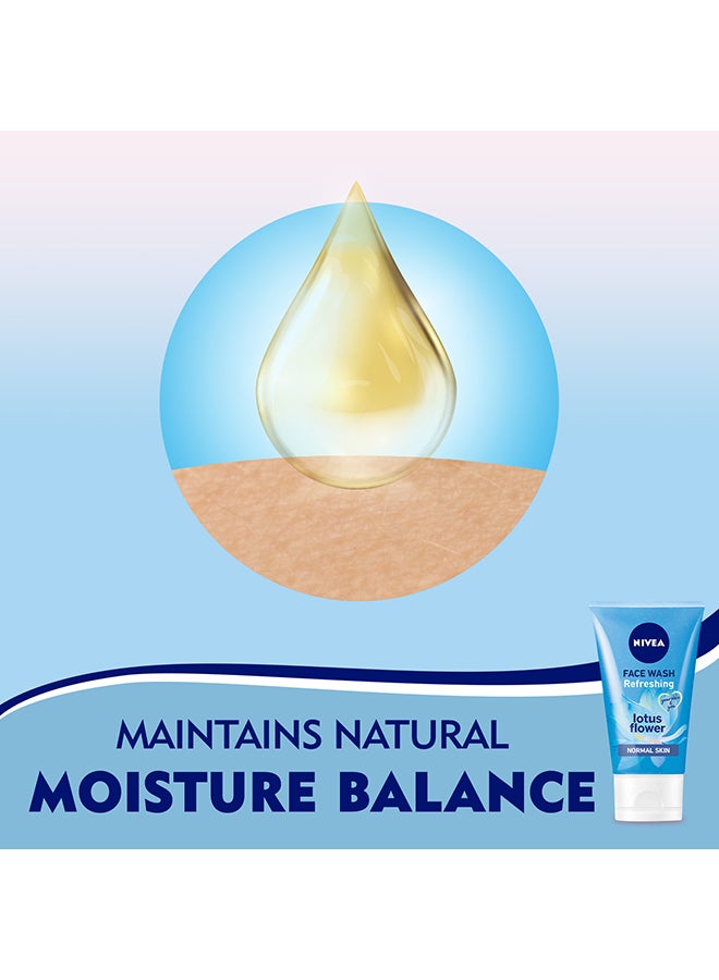 Nivea Refreshing Cleansing Face Wash, Normal Skin - Image 4