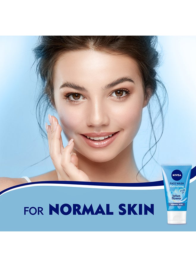 Nivea Refreshing Cleansing Face Wash, Normal Skin - Image 5