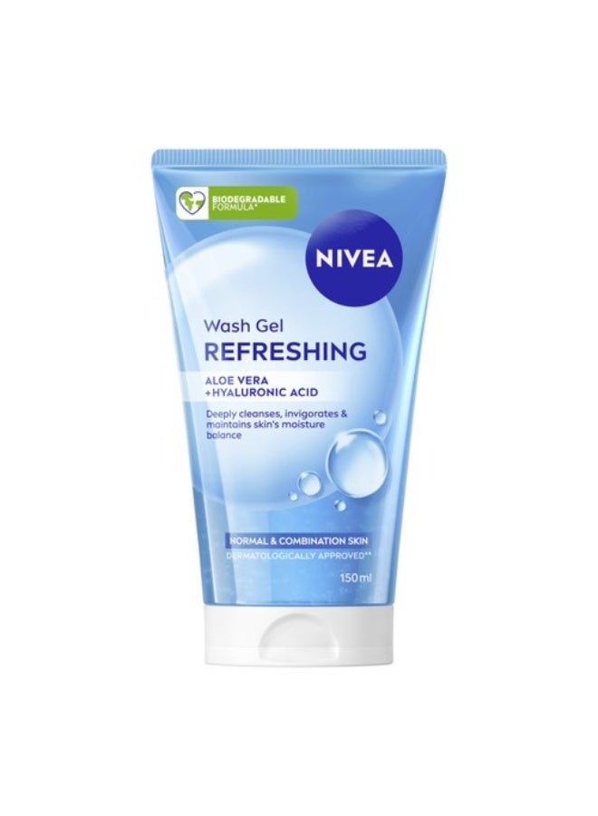 Nivea Refreshing Cleansing Face Wash, Normal Skin - Image 1