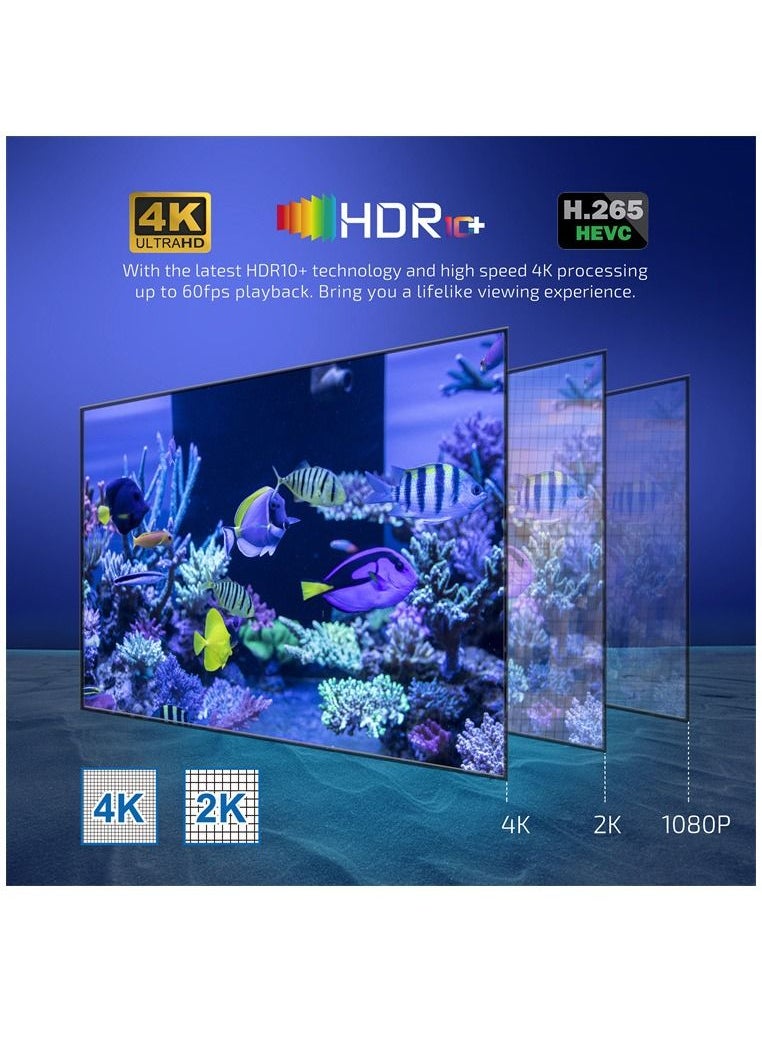 Furtey - Android 12.1 TV Box with Remote Control Allwinner H313 Quad Core ARM Cortex A53 Support 4K 3D Set Top Box Home Media Player - Image 1