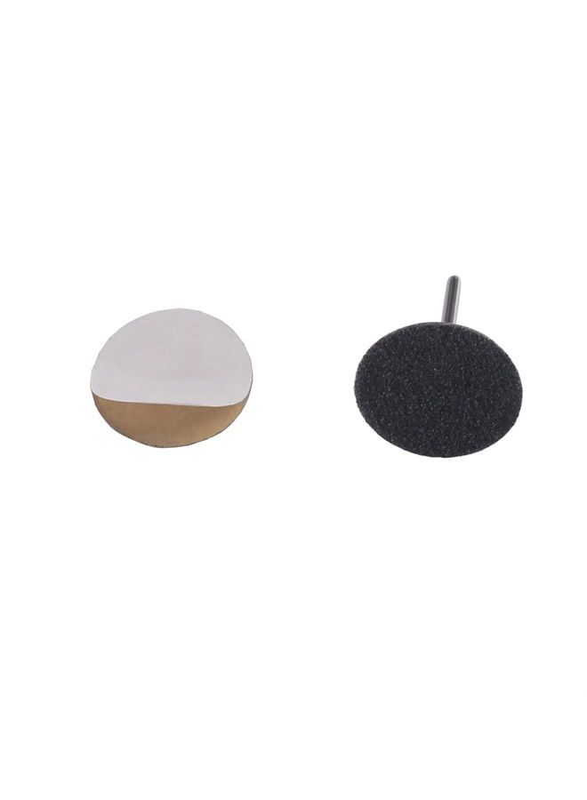 MZCMSL 100pcs Sandpaper Discs and 1pcs Metal Nail Bit,25mm Pedicure Sanding Disc Bit,Electric Foot Files,#80 Grit(Coarse) - Image 4