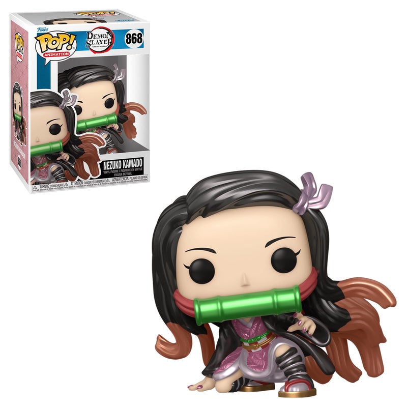 Funko Pop Demon Slayer Nezuko Kamado Toystop LACC Exclusive Metallic - Image 3