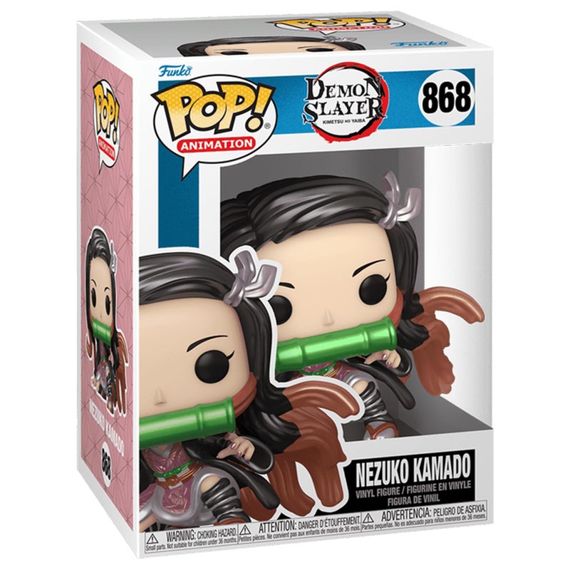 Funko Pop Demon Slayer Nezuko Kamado Toystop LACC Exclusive Metallic - Image 2