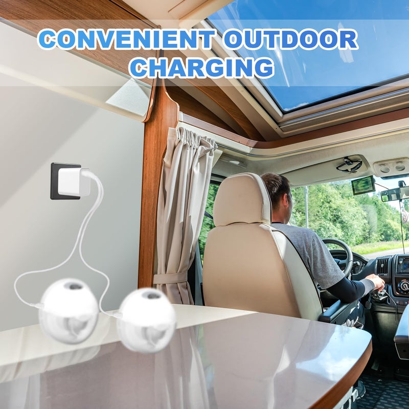 BTFO 2pcs Charging Cable for Momcozy M5 M6 M9 S9 Pro  S12 Pro Hands Free Breast Pumps Charger 2244 Inch Long White USB Power Cord Accessories for Momcozy M5 - Image 5