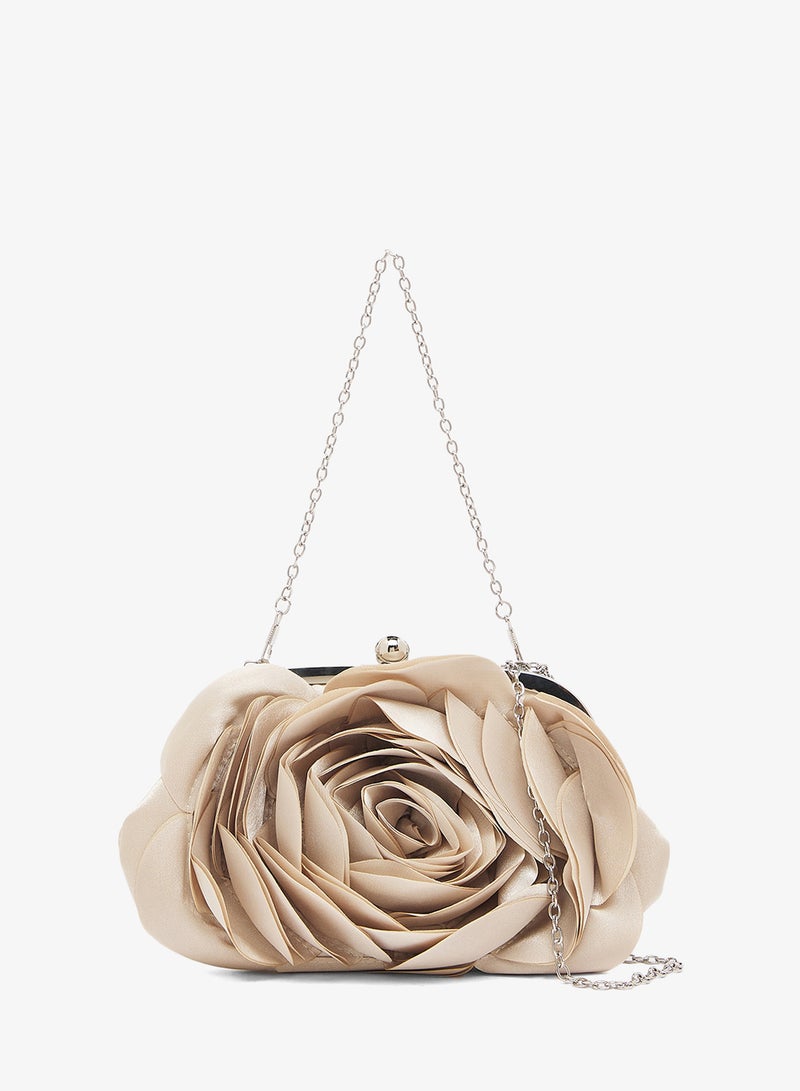 Khizana Gold Flower Detailed Bag - Image 1