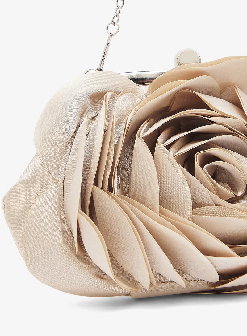 Khizana Gold Flower Detailed Bag - Image 3