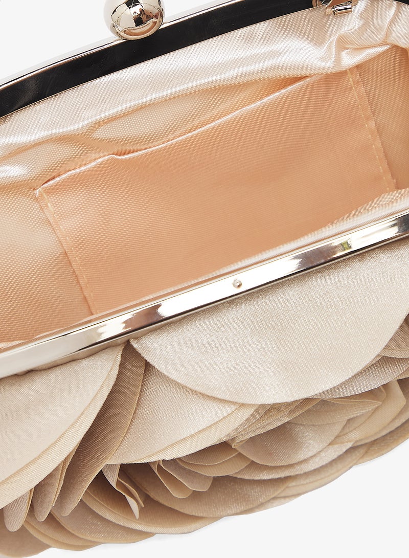 Khizana Gold Flower Detailed Bag - Image 4