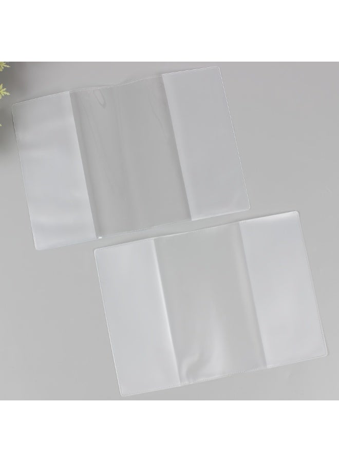 Goolsky 4pcs Transparent Durable Passport Covers with Multiple Card Slots - Image 2