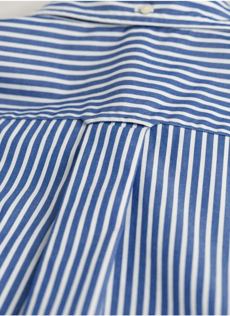 GANT Gant Regular Fit Striped Poplin Shirt