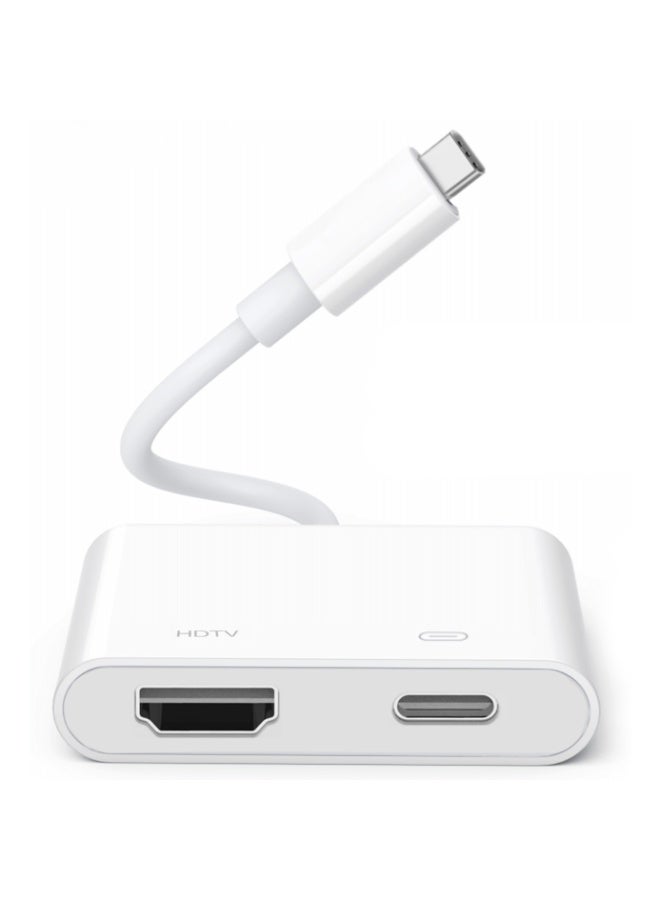 FLOWING [MFi Certified] USB C to HDTV Adapter for iPhone 16 15 to TV, 4K@60Hz Type-C to HDTV Adapter with 100W Fast Charging Port for iPhone 16/16 Plus/16 Pro/16 Pro Max/15 Pro Max to HDTV Projector Monitor - Image 1