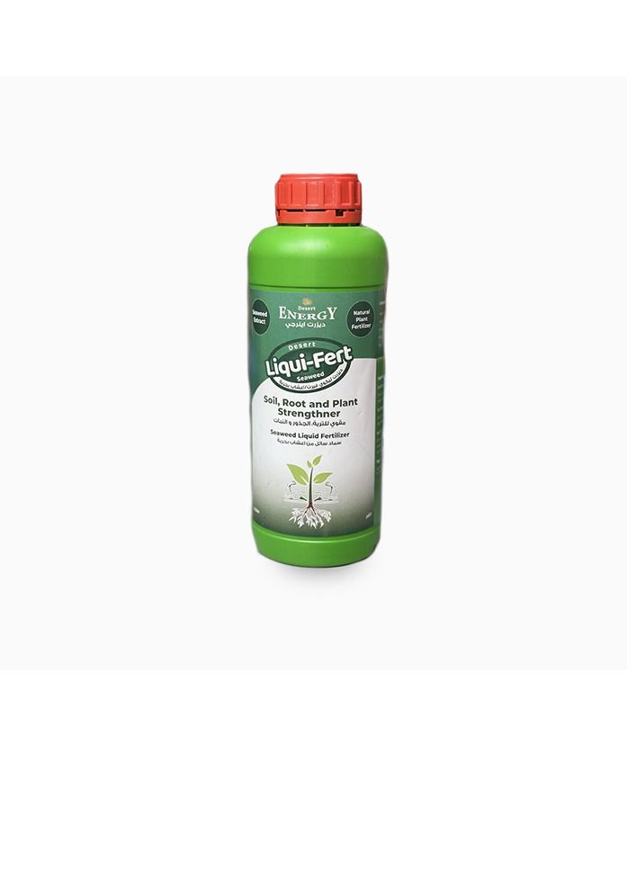 DESERT ENERGY Liqui-Fert “Seaweed” Soil, Root and Plant Strengthning Liquid Fertilizer 1L - Image 1