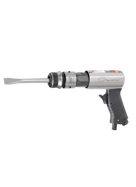 Ingersoll Rand 114GQC Air Hammer - 3 PC Chisel Set with Tapered Punch, Panel Cutter, Flat Chisel, 2-5/8 Inch stroke, 3500 BPM, Lightweight, Compact, Gray