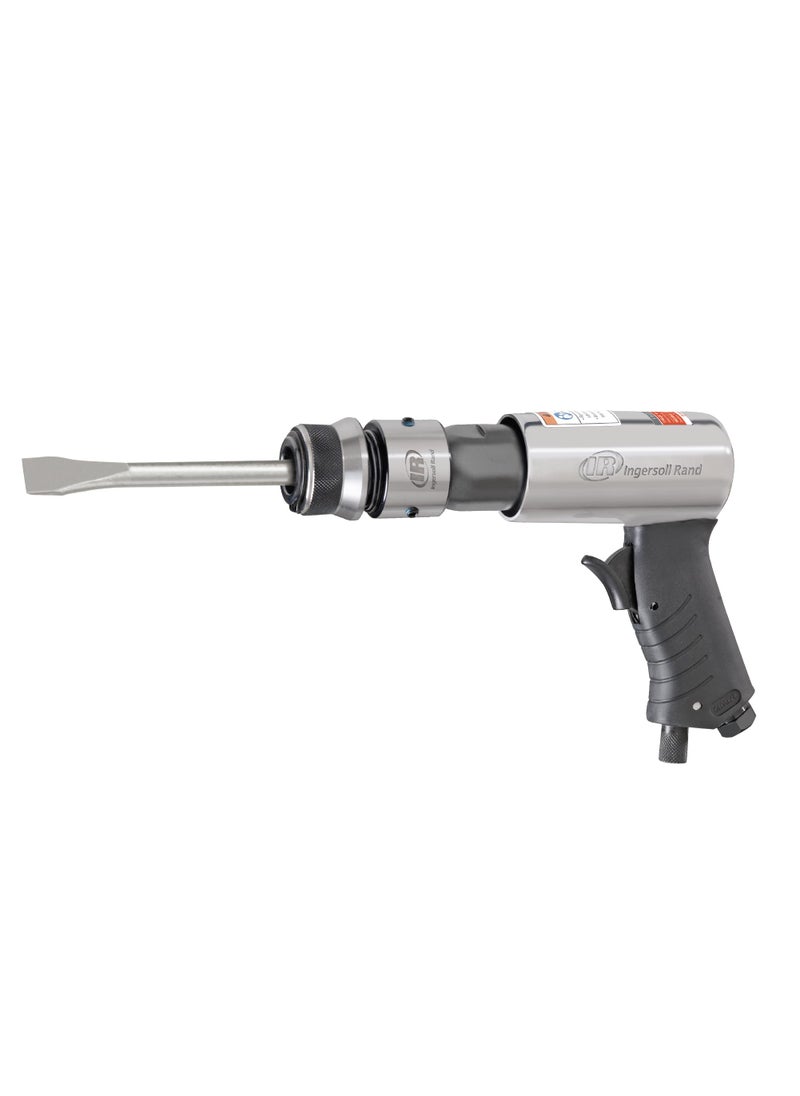 INGERSOLL-RAND Ingersoll Rand 114GQC Air Hammer - 3 PC Chisel Set with Tapered Punch, Panel Cutter, Flat Chisel, 2-5/8 Inch stroke, 3500 BPM, Lightweight, Compact, Gray  - Image 1