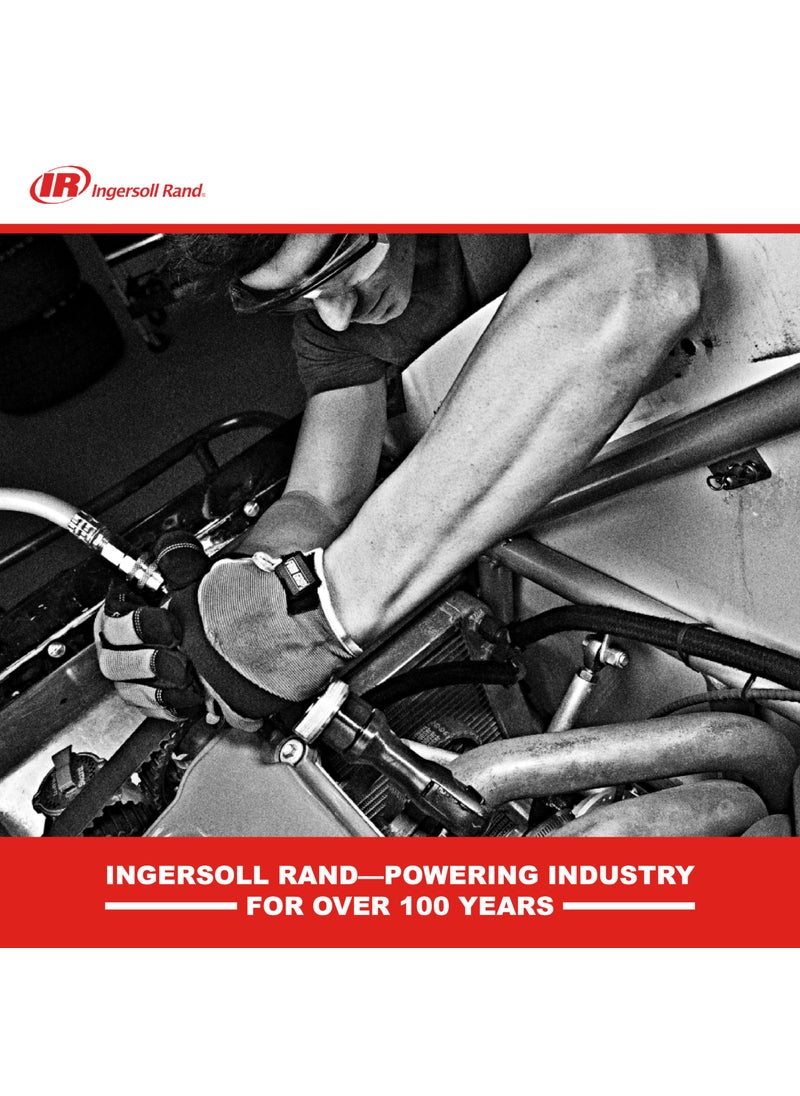 Ingersoll Rand 114GQC Air Hammer - 3 PC Chisel Set with Tapered Punch, Panel Cutter, Flat Chisel, 2-5/8 Inch stroke, 3500 BPM, Lightweight, Compact, Gray