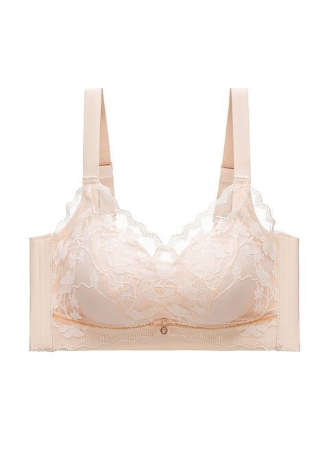 5CM Thick Padded Push-Up Bra Without Underwire Nude