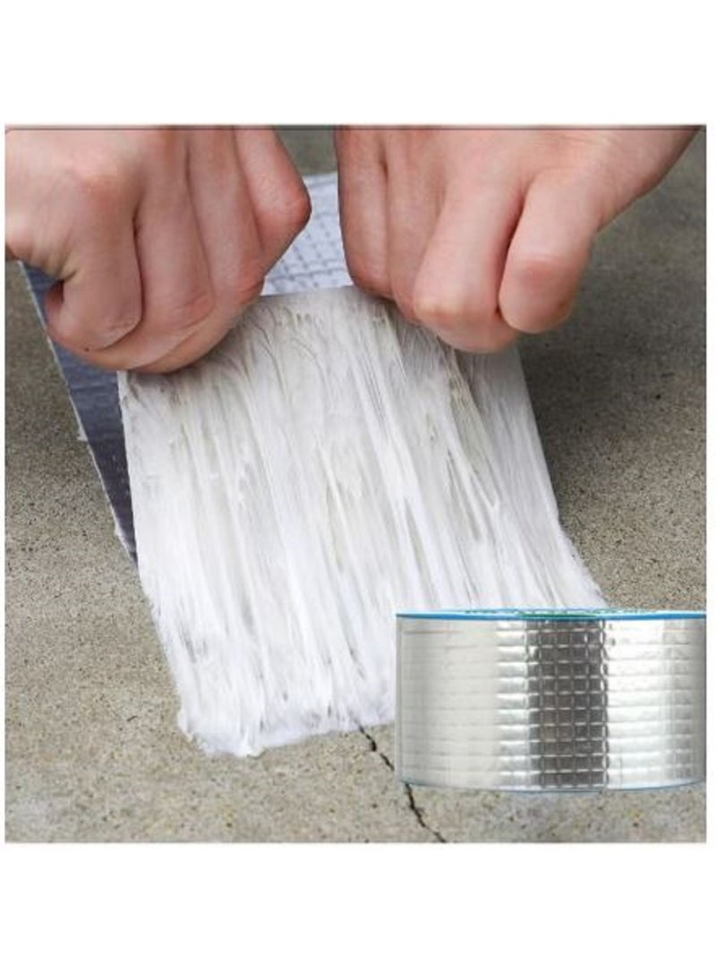 Strong Butyl Adhesive Tape for Leak Repair, Waterproof Aluminum Foil Tape for Sealing and Professional Installation - Image 1