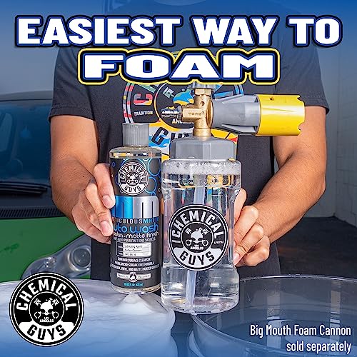 Chemical Guys صابون غسيل السيارات ماتيكولوس ماتي من كيميكل غايز CWS 995 1602 (لرش الفوم، مسدسات الفوم أو غسيل الدلو) آمن للدهانات الساتينية والمات، 16 أونصة سائلة (عبوتان)، برائحة علكة الفواكه - Image 3