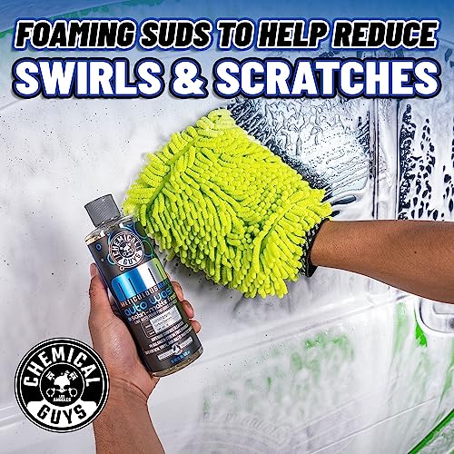 Chemical Guys صابون غسيل السيارات ماتيكولوس ماتي من كيميكل غايز CWS 995 1602 (لرش الفوم، مسدسات الفوم أو غسيل الدلو) آمن للدهانات الساتينية والمات، 16 أونصة سائلة (عبوتان)، برائحة علكة الفواكه - Image 2