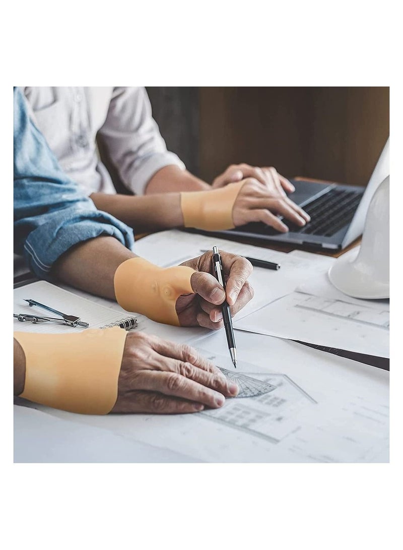 Y&D Thumb Braces, 6 Pieces Spica Splint Gel Wrist Support Braces Waterproof Magnetic Brace Arthritis Silicone Glove Protector Elastic Sleeves - Image 3