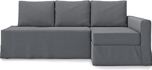 TLYESD Friheten Couch Cover Replacement for IKEA Friheten Sofa Cover, Friheten Cover, Friheten Sleeper Sofa Cover Only!(Right Chaise, Slate Grey) - Image 1