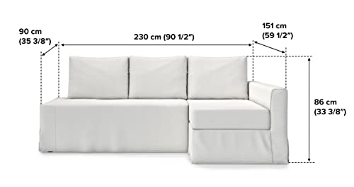 TLYESD Friheten Couch Cover Replacement for IKEA Friheten Sofa Cover, Friheten Cover, Friheten Sleeper Sofa Cover Only!(Right Chaise, Slate Grey) - Image 5