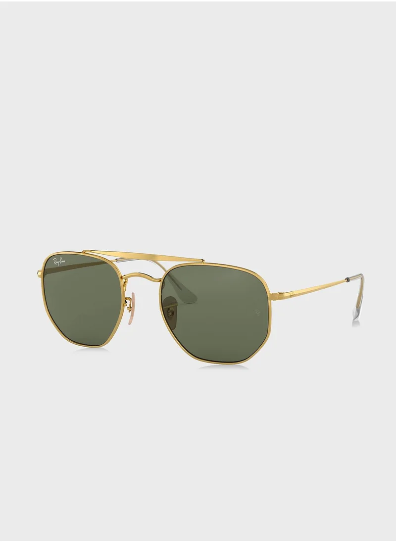 Ray-Ban 0Rb3648 The Marshal Irregular Sunglasses