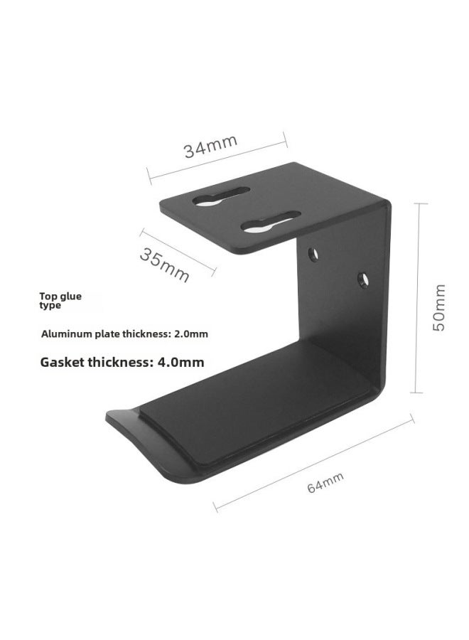 حامل سماعات الأذن من سبائك الألومنيوم - حامل متعدد الوظائف للمكتب مع قاعدة سيليكون مانعة للانزلاق وقابل للدوران بشكل إبداعي - Image 1