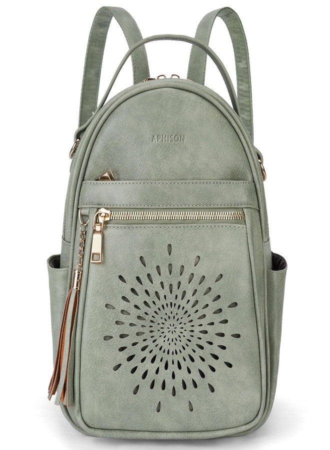 APHISON Small Backpack Purse for Women Cute PU Leather Mini Backpacks Ladies Casual Lightweight Travel Daypack Waterproof - Image 1
