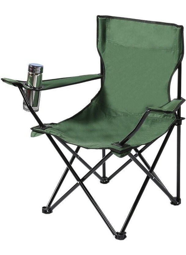 Folding Camping Chair with Arm - Green - pzsku/ZEF32D9E4B7E0E31F0D1DZ/45/_/1740660684/6a60d610-38e3-4b70-a8dc-dc76412bb062